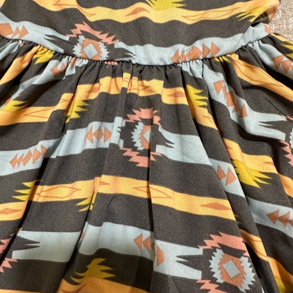Dot Dot Smile Toddler 2T Ballerina Dress Aztec Geometric Print Twirl Skirt NWT - Picture 4 of 6